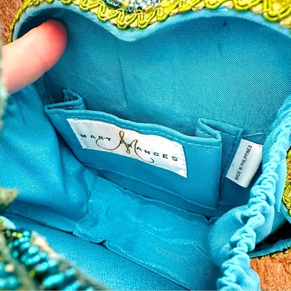 Mary Frances Unique Apple A Day Beaded Purse - Picture 11 of 13